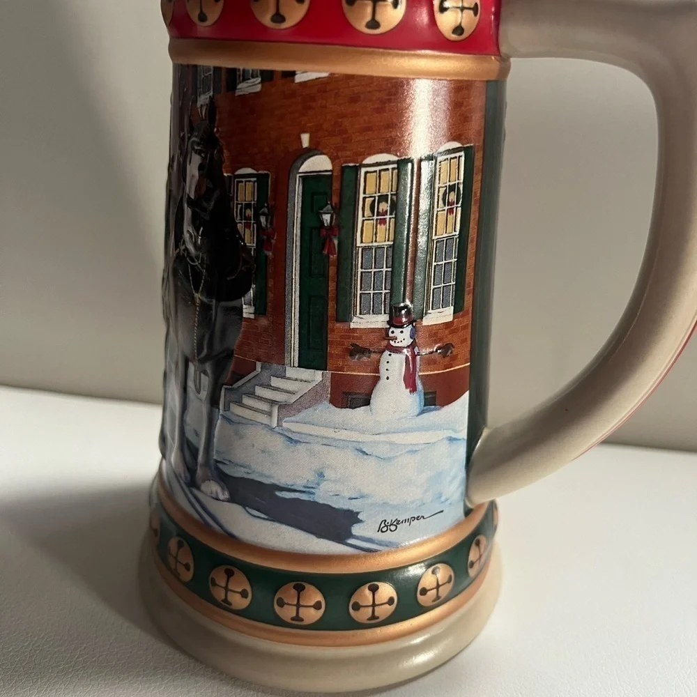 Vintage 1993 Budweiser Beer Stein